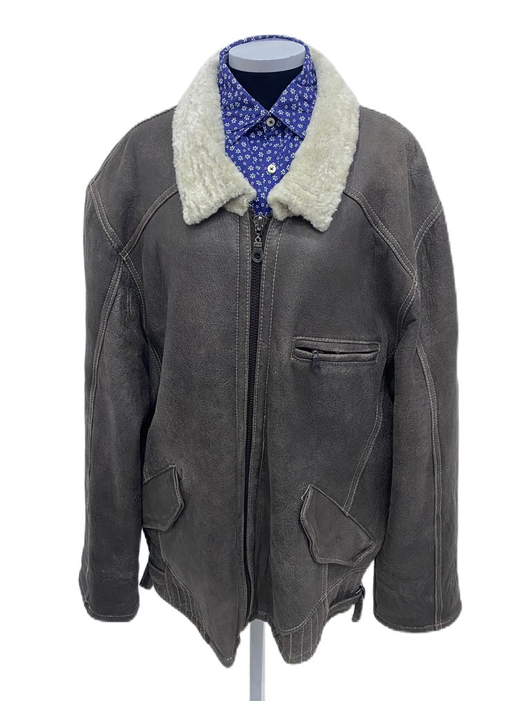 Other brand, manguun - Blusão de cabedal #1.0