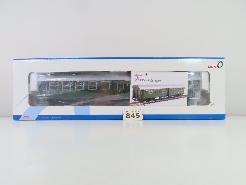 Lenz 0 - 41210 - Carrozza passeggeri di modellini di treni (1) - Carrozza passeggeri per treni espressi a 4 assi tipo "Umbau" 1a/2a classe, digitale - DB #3.2