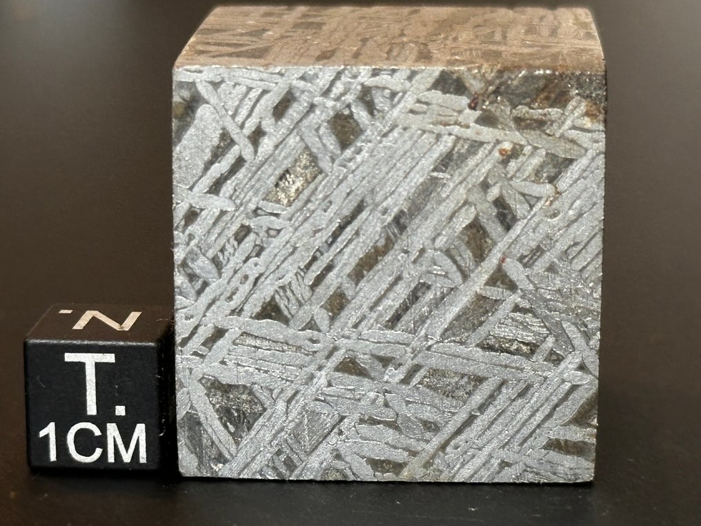 Aletai meteorite Cube - Height: 29 mm - Width: 29 mm - 204 g #2.1