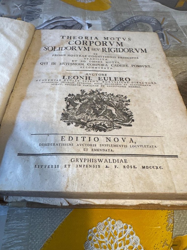 Leonhard Euler - Theoria motus corporum solidorum seu rigidorum - 1790 #1.0