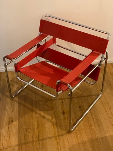 Knoll - Marcel Breuer - 扶手椅子 - 帆布 #1.0