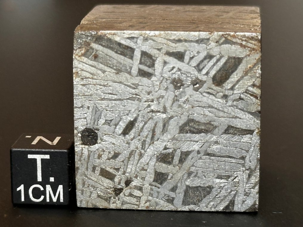 Aletai meteorite Cube - Height: 29 mm - Width: 29 mm - 204 g #1.0