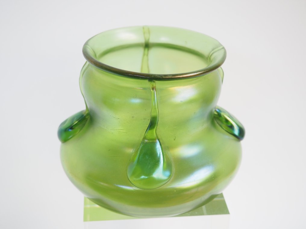 Loetz - Vase  - Glas - Creta med tårer #1.0