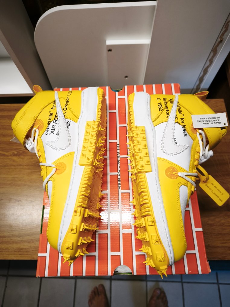 Nike X Off White - Air Force 1 High - 运动鞋 - 尺寸: EU 44.5 - 带标签的新品 #1.0