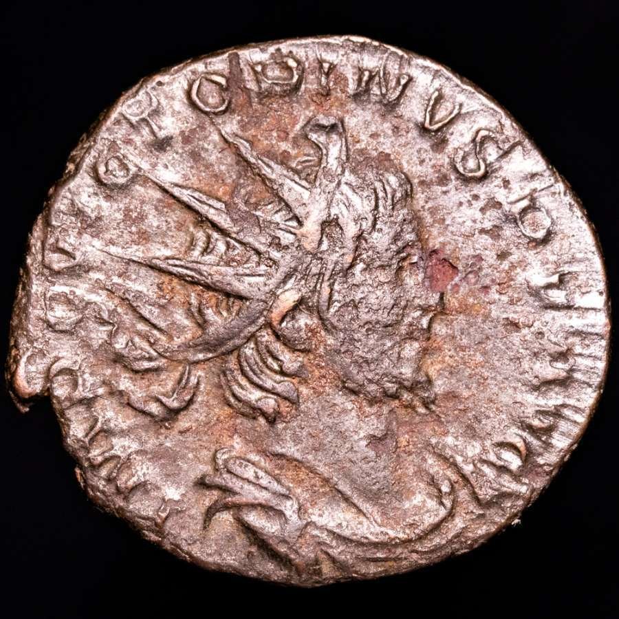 Imperio romano. Victorino (269-271 d.C.). Antoninianus Colonia Agrippinensis. PAX AVG / V - Pax standing left, holding branch and sceptre; star to right. (Sin Precio de Reserva) #1.0