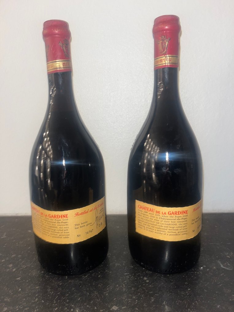 1970 Château de la Gardine - Châteauneuf-du-Pape - 2 Pullot (0.7 L) #3.2