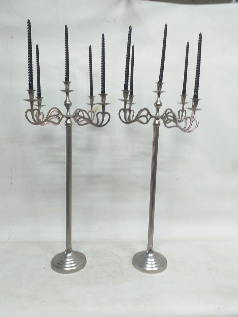 烛台 - 金属 - 蜡烛架 10 支蜡烛 #1.0