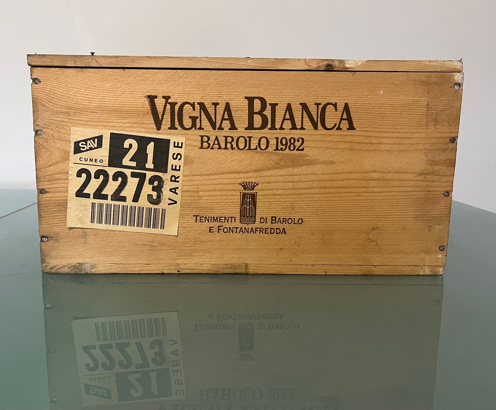 1982 Barolo Vigna Bianca, Fontanafredda - Piedmont - 6 Butelki (0,75l) #2.1