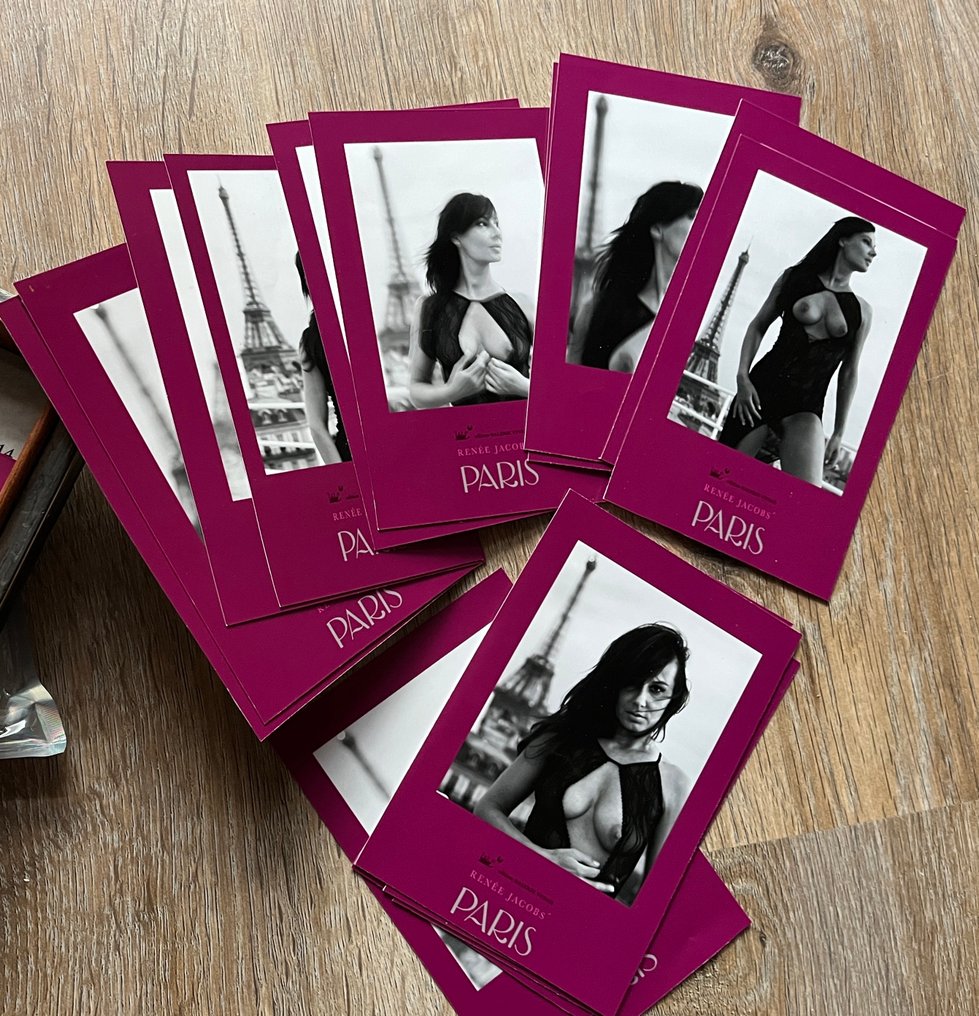 Signed; Renée Jacobs - PARIS (ex n°317/500) + 1 box of 16 signed prints & 2 invitation cards - 2021 #2.1