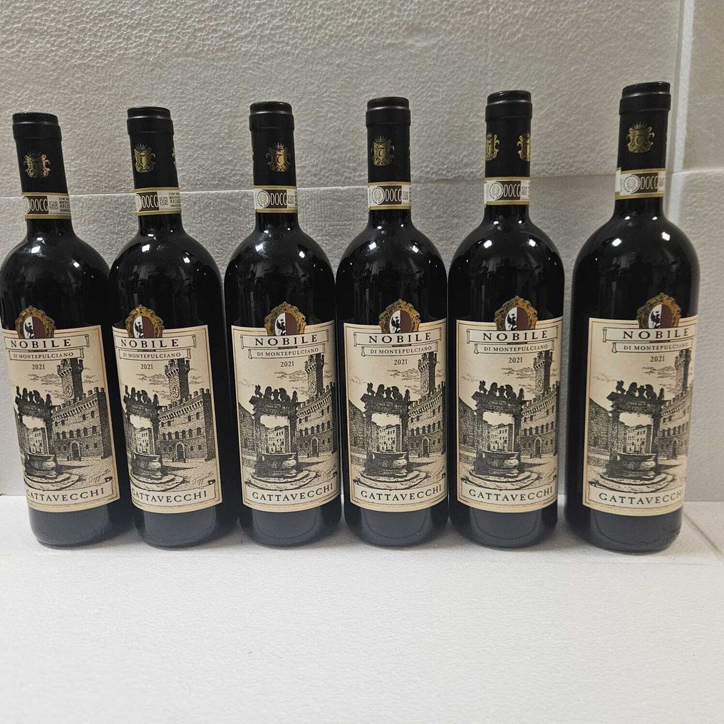 2021 Gattavecchi, Nobile di Montepulciano - Toscana DOCG - 6 Flasker (0,75 L) #1.0