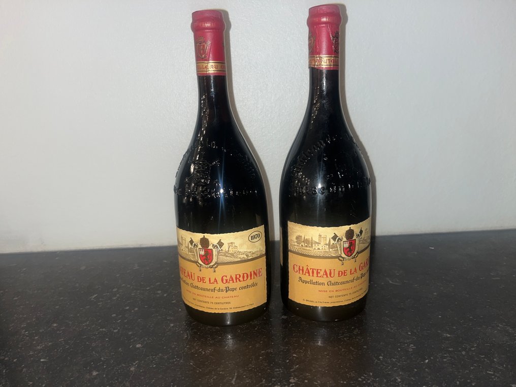 1970 Château de la Gardine - Châteauneuf-du-Pape - 2 Pullot (0.7 L) #1.0