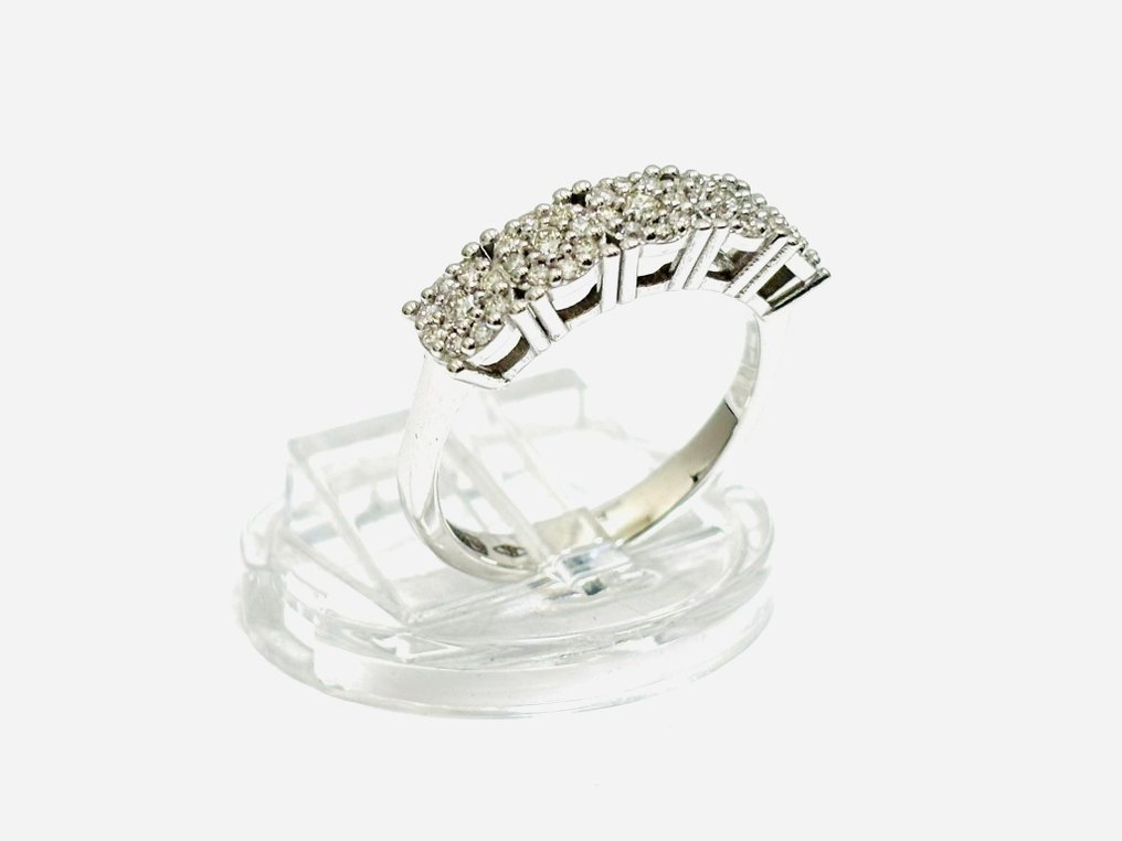 Δαχτυλίδι - 18 καράτια Λευκός χρυσός -  1.25ct. tw. Διαμάντι (Φυσικό)  - Κατασκευασμένο στην Ιταλία #4.3