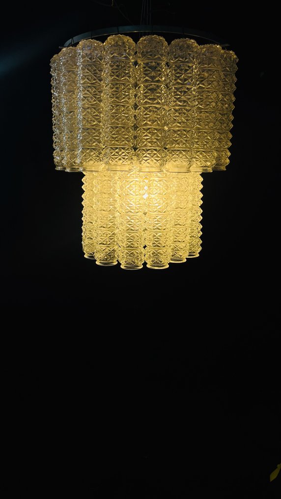 Κρεμαστό φωτιστικό - Γυαλί, Μέταλλο #3.2