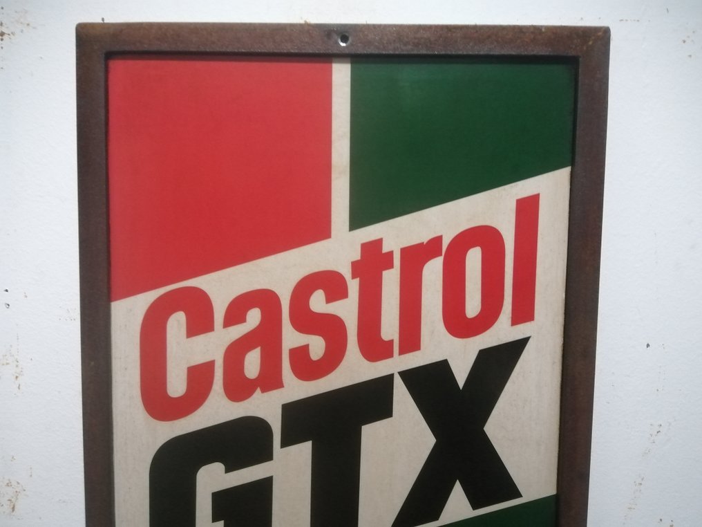 Castrol - 嘉實多廣告看板 - Castrol - 廣告牌 - 1990 - 金屬 #4.3