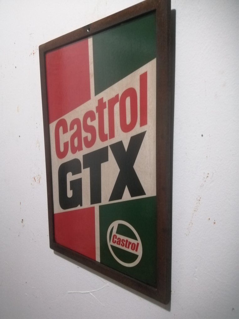 Castrol - 嘉實多廣告看板 - Castrol - 廣告牌 - 1990 - 金屬 #1.0