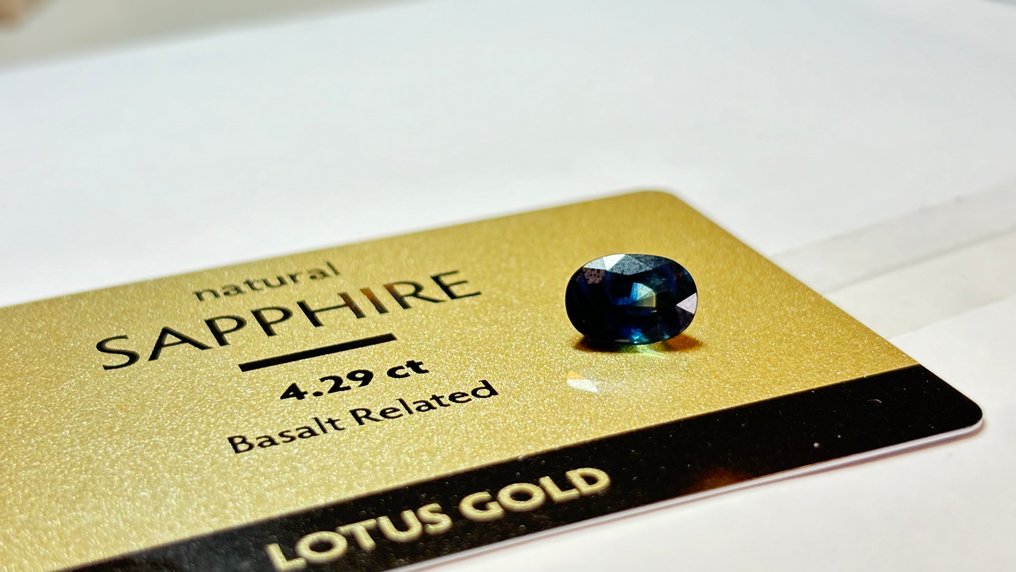 1 pcs Blå Safir - 4.29 ct - Lotus Gemology - Saphir Bleu 4,29 ct #3.2