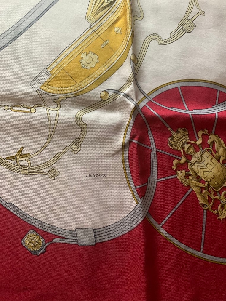 Hermès - Etriers - 印图开司米围巾 #3.2