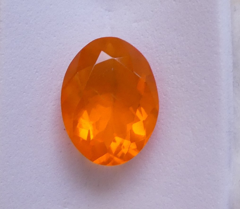 火蛋白石  - 4.56 ct - 西班牙宝石学院（IGE） #1.0