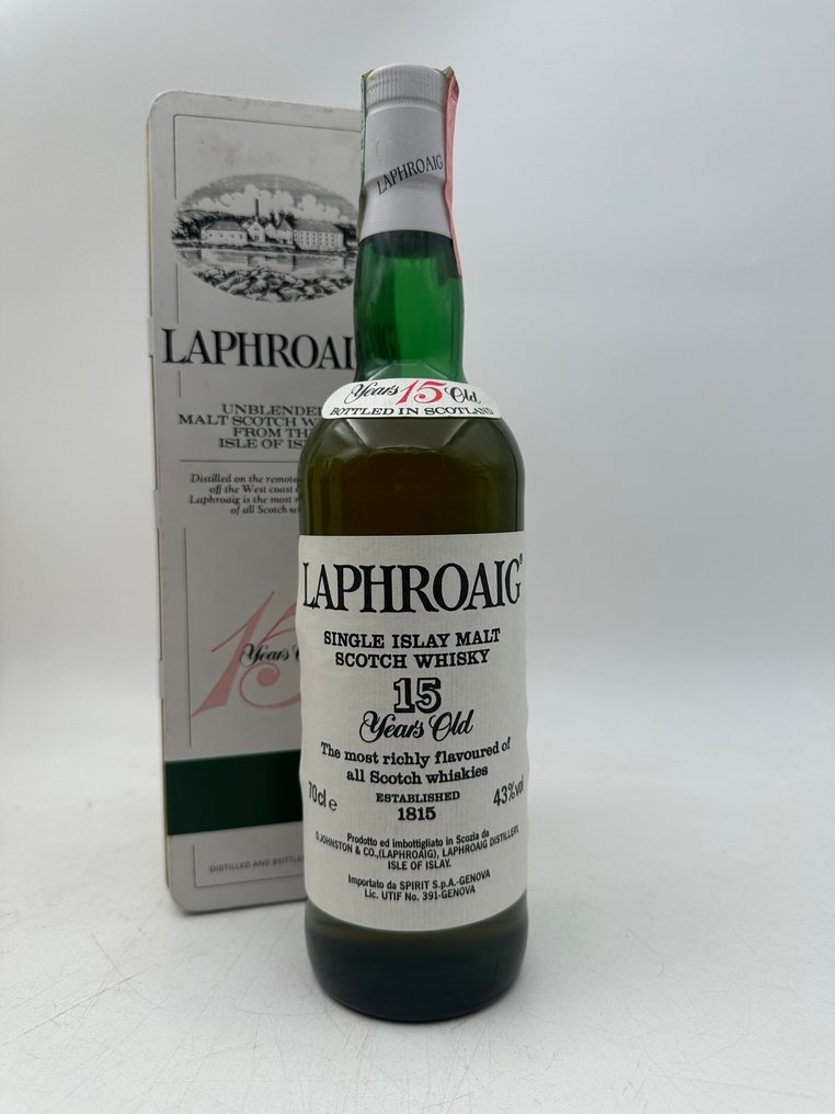 Laphroaig 15 years old Spirit Import  - b. 九十年代初 - 70厘升 #1.0
