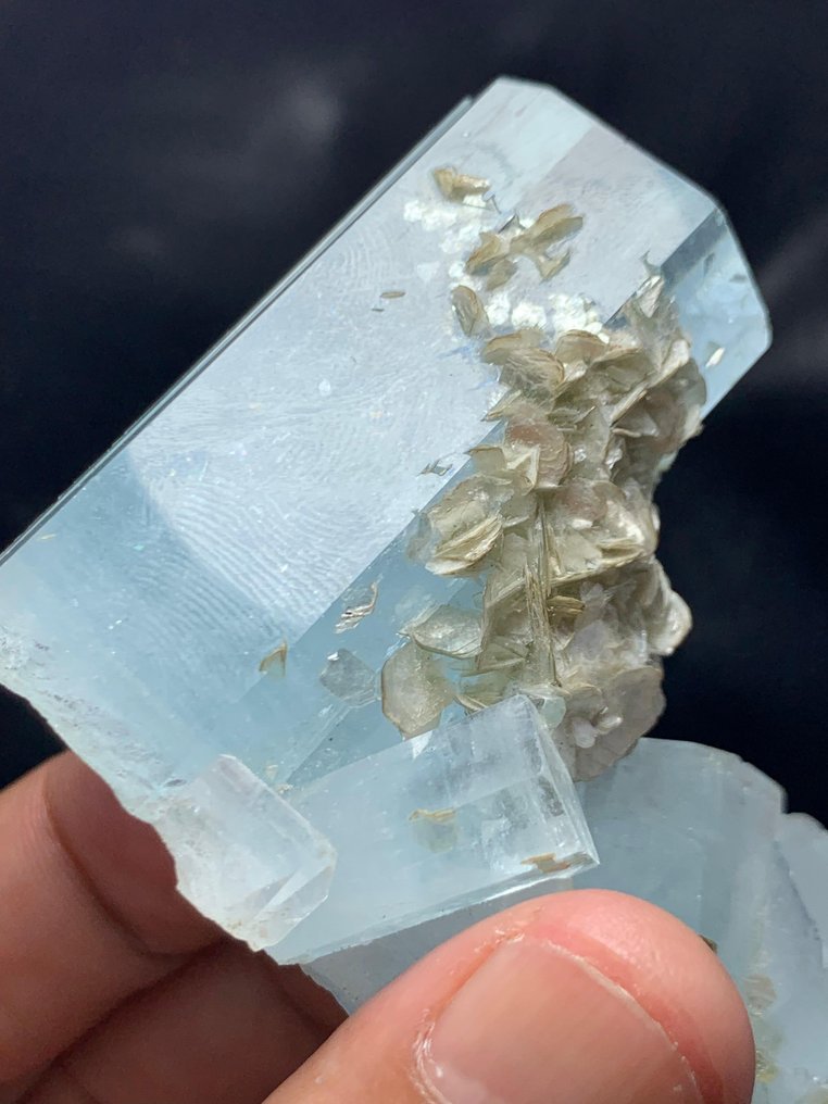 Super gruppo estetico acquamarina Cristallo - Altezza: 55 mm - Larghezza: 70 mm- 140 g - (1) #2.1