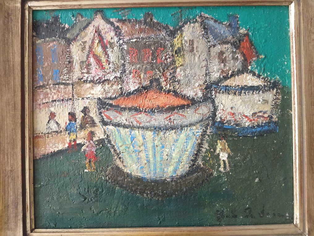 Hubert De Vries (1899-1979) - Kinderen bij de kermis #4.3