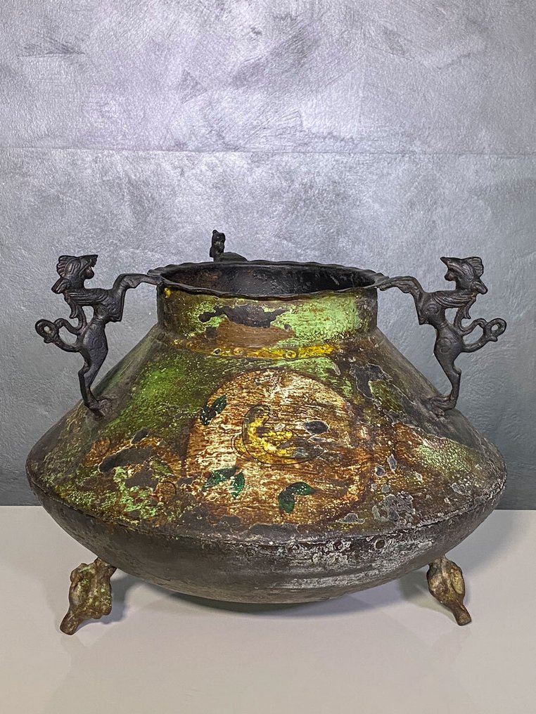 Calderone en métal - Fer (forgé) - Raj britannique (1858–1947) #1.0