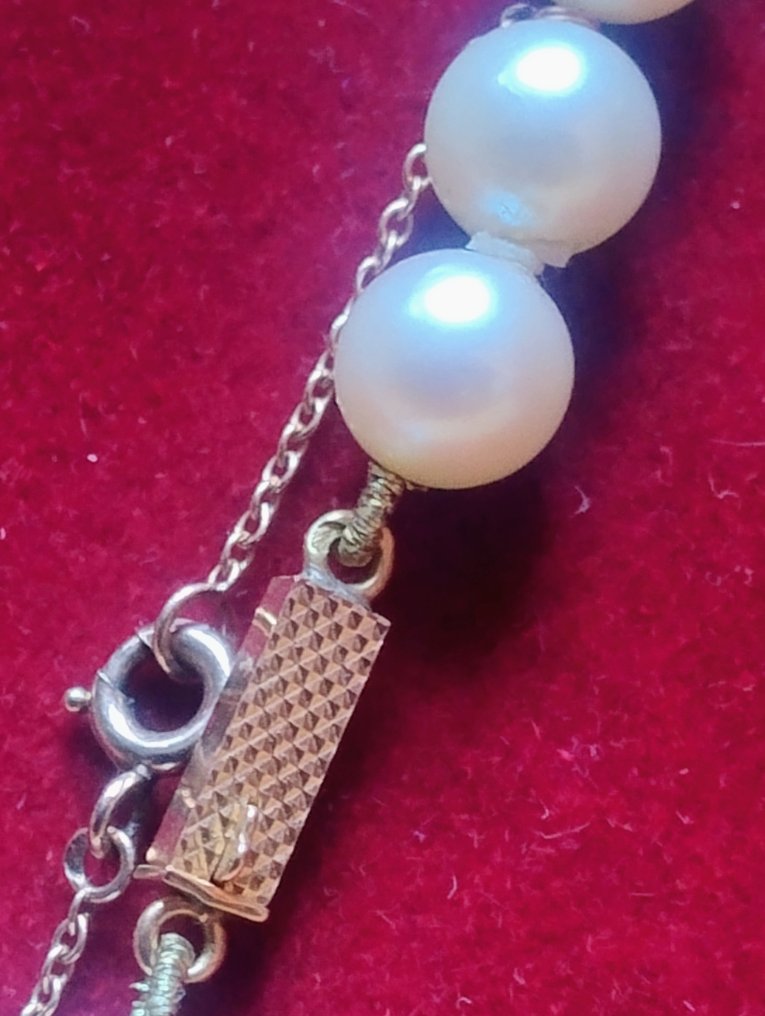 大项链 - 18K包金 黄金 珍珠 #2.1