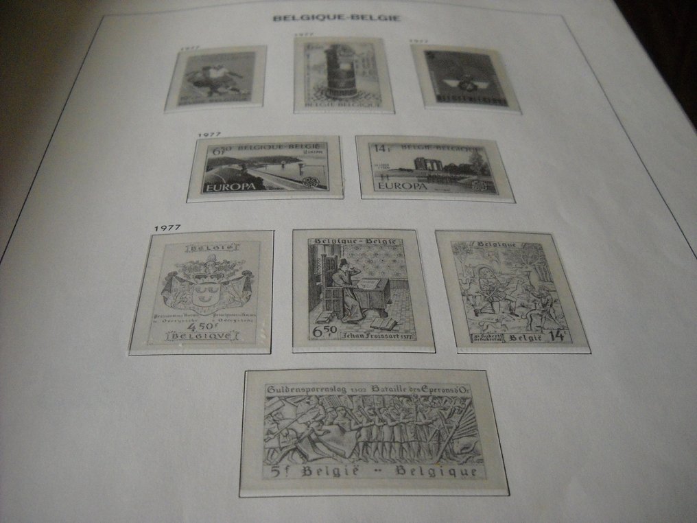 比利時  - Davo Luxe 专辑 1963 年至 1984 年及附录 #3.2