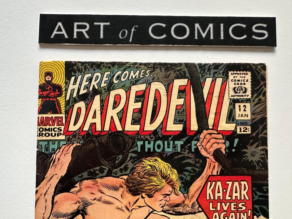 Daredevil #12 - 1st Appearance Of The Plunderer - 1 Comic, comicbook - First edition - 1966 #1.0