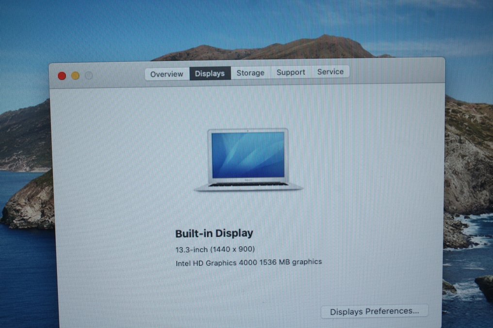 Rare find: Apple MacBook Air 13 inch (Mid 2012) - Core i5 1.8Ghz CPU - 4 GB RAM - 128GB SSD - Läppäri - macOS Catalina kanssa #4.3