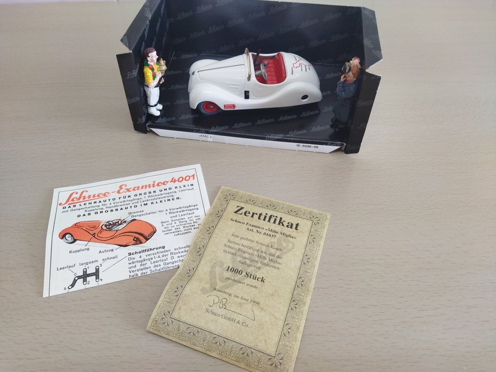 Schuco - Examico Mille Miglia With Figures Limited Edition