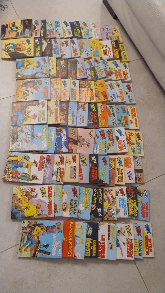 Tex Dal 160 al 271 - 110 Comic collection - Πρώτη έκδοση - 1974/1983 #1.0