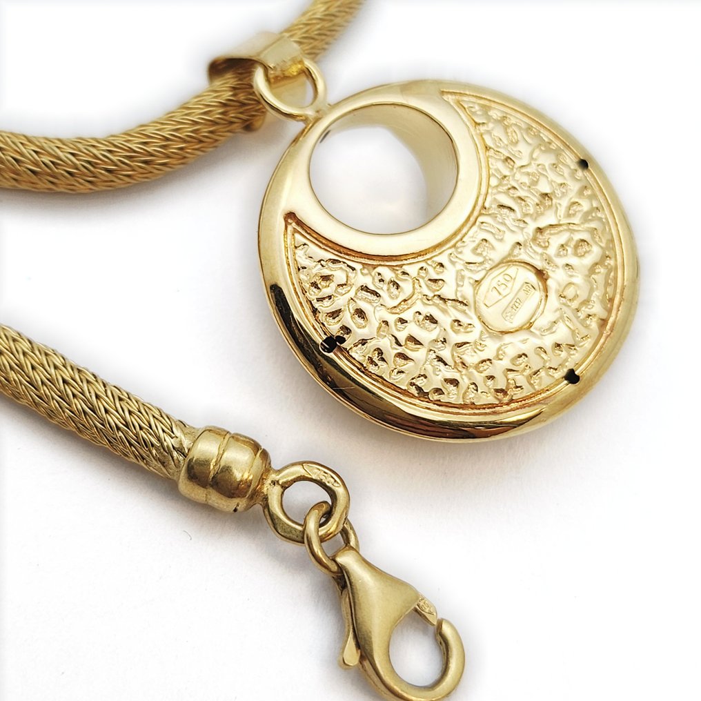 Halskette mit Anhänger - 18 kt Gelbgold #3.2