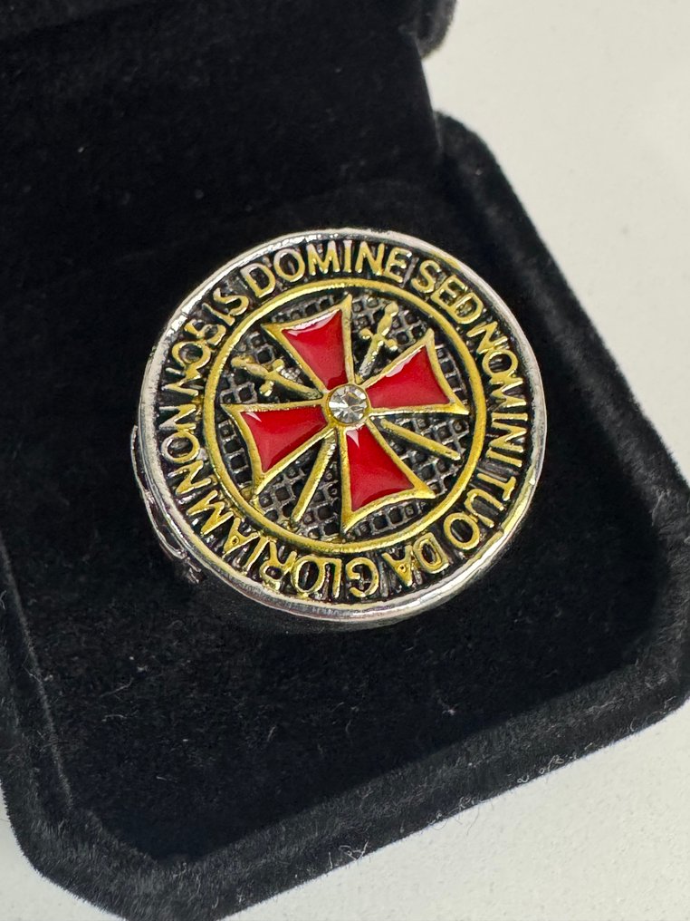 Templarium Bikers Όχι σε εμάς, Θεέ, όχι σε εμάς, αλλά στο όνομά σου δώσε δόξα. - Δαχτυλίδι #3.2