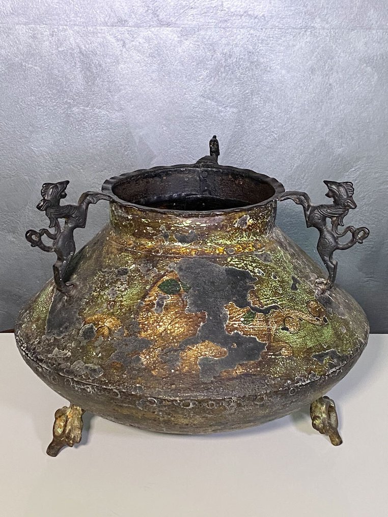 Calderone en métal - Fer (forgé) - Raj britannique (1858–1947) #1.0