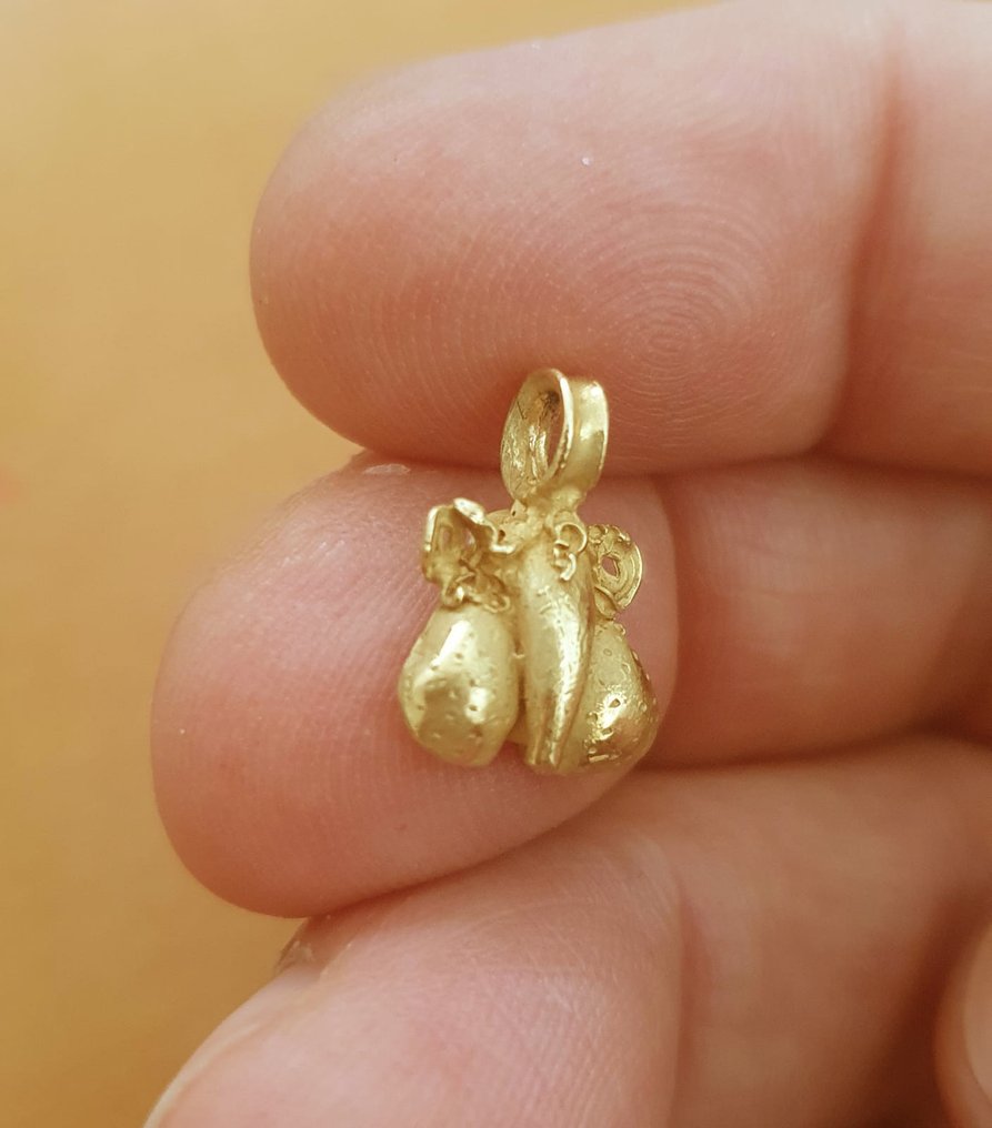 Réplika de un antiguo romano Oro Amulet - 16 mm #2.1