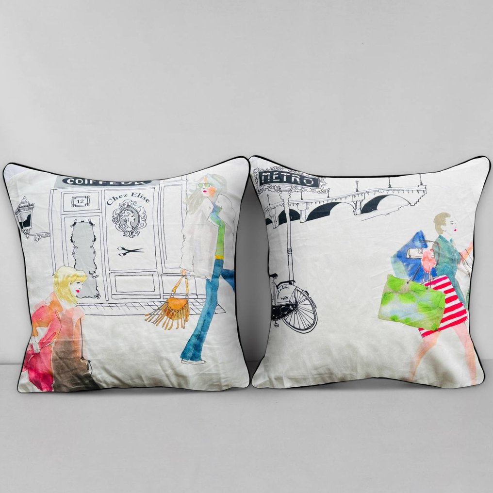 Carlucci by JAB fabric Νέο σετ των δύο - Μαξιλάρι #1.0