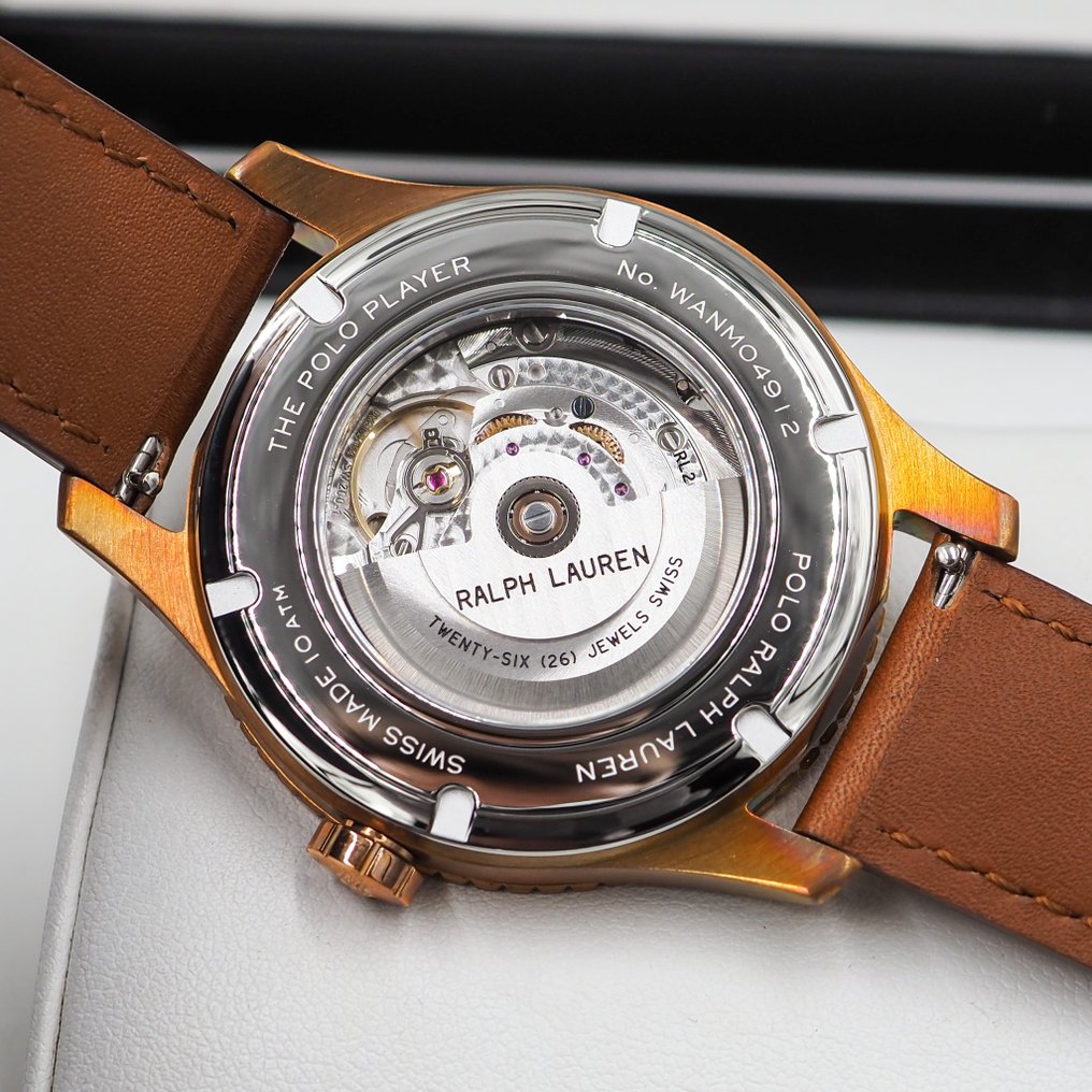Ralph Lauren - Polo Player - χωρίς τιμή ασφαλείας - * BRAND NEW * Automatic * Bronze * - Άνδρες - 2020+  #3.2