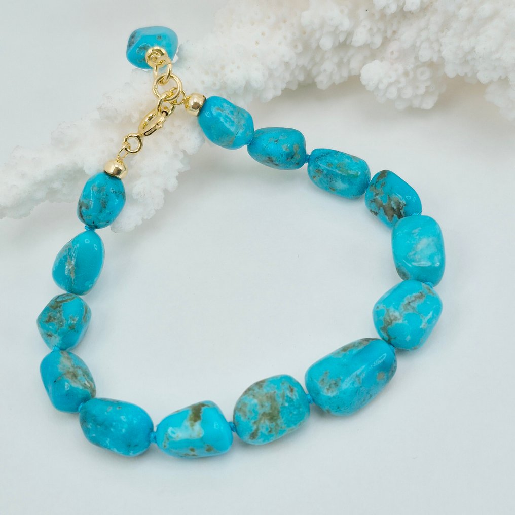 Turchese - Argento - Bracciale - TURCHESE AMERICANO #1.0