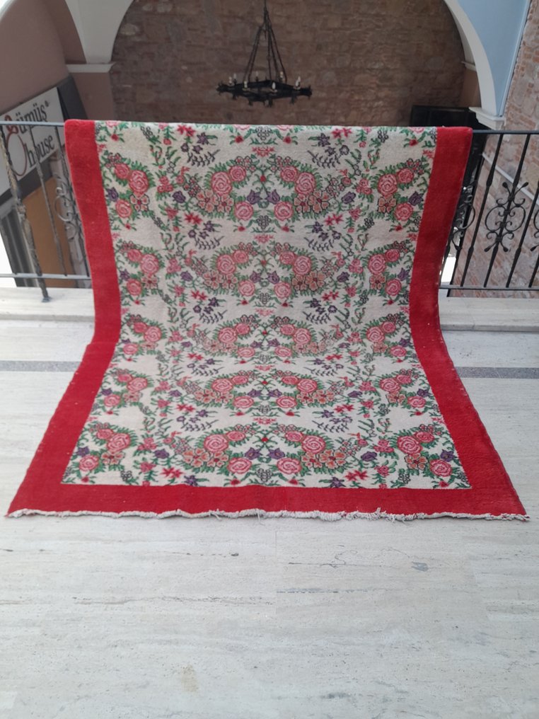 Isparta - Tæppe - 286 cm - 187 cm - håndlavet tyrkisk tæppe #1.0