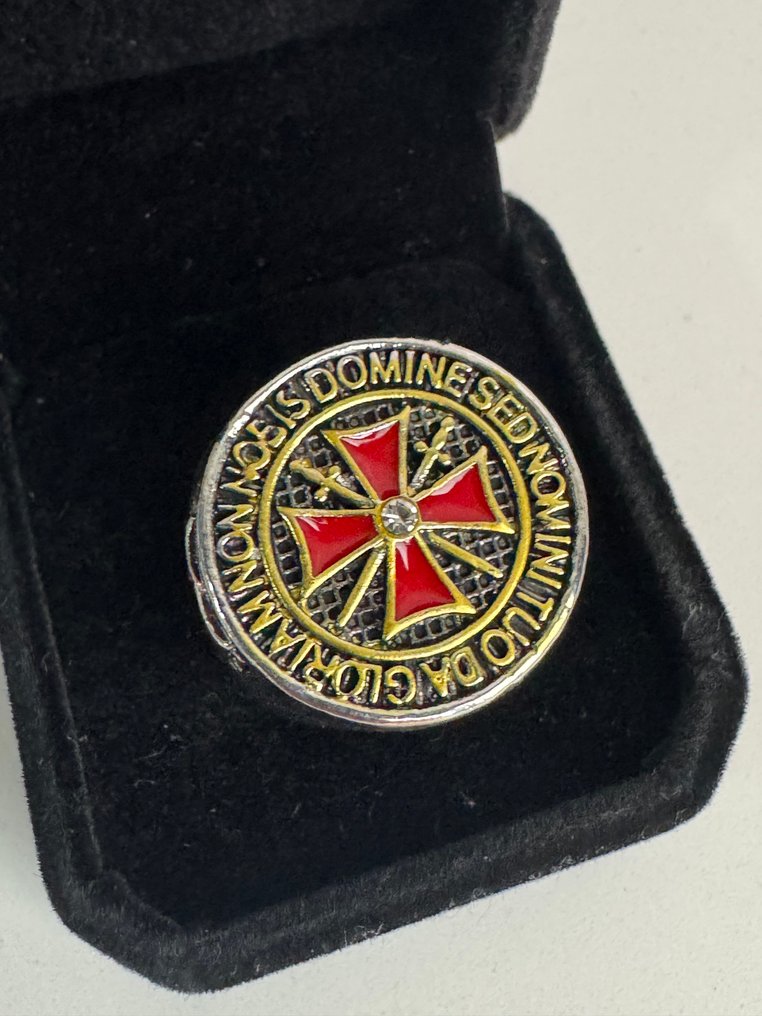 Templarium Bikers Όχι σε εμάς, Θεέ, όχι σε εμάς, αλλά στο όνομά σου δώσε δόξα. - Δαχτυλίδι #4.3