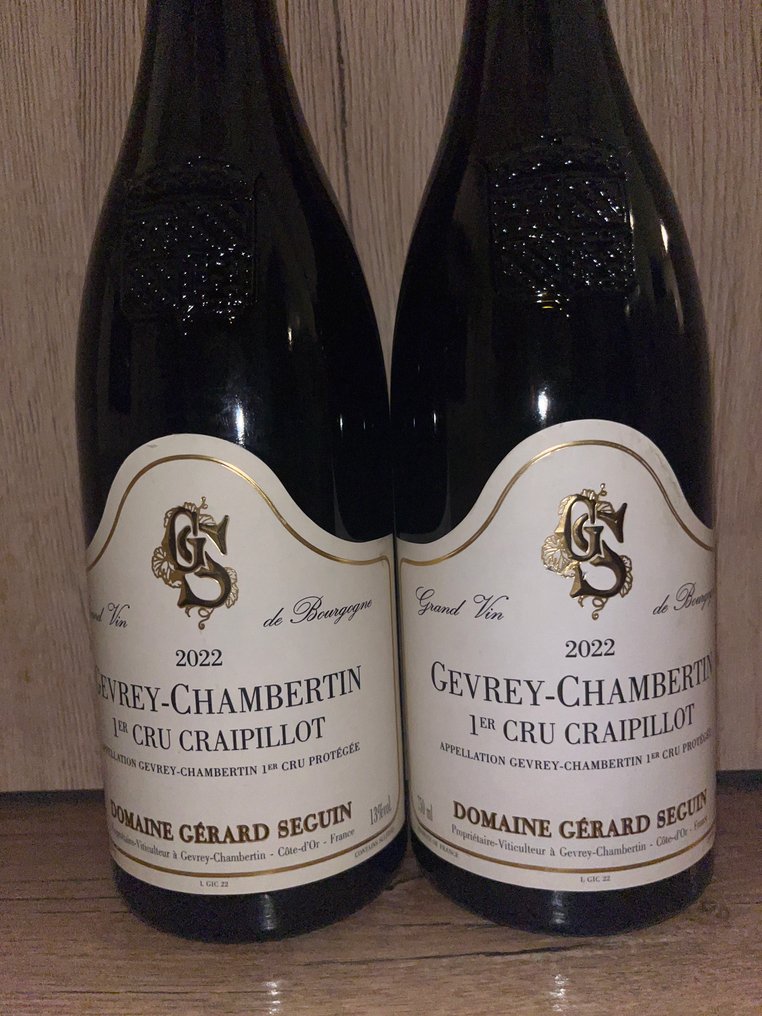 2022 Domaine Gerard Seguin "Craipillot" - Gevrey Chambertin - 2 Bottles (0.75L) #4.3