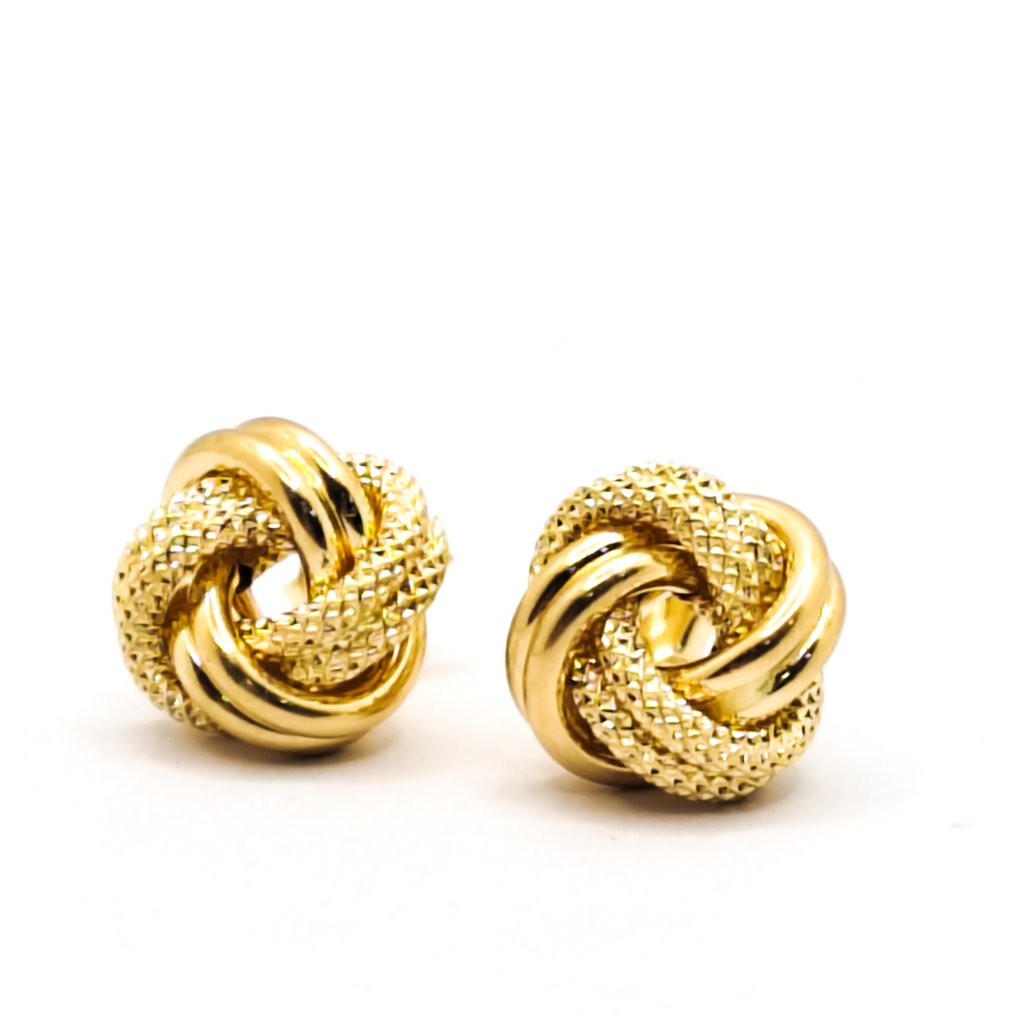 Nincs minimálár - Drop fülbevaló - 18 kt. Sárga arany #1.0