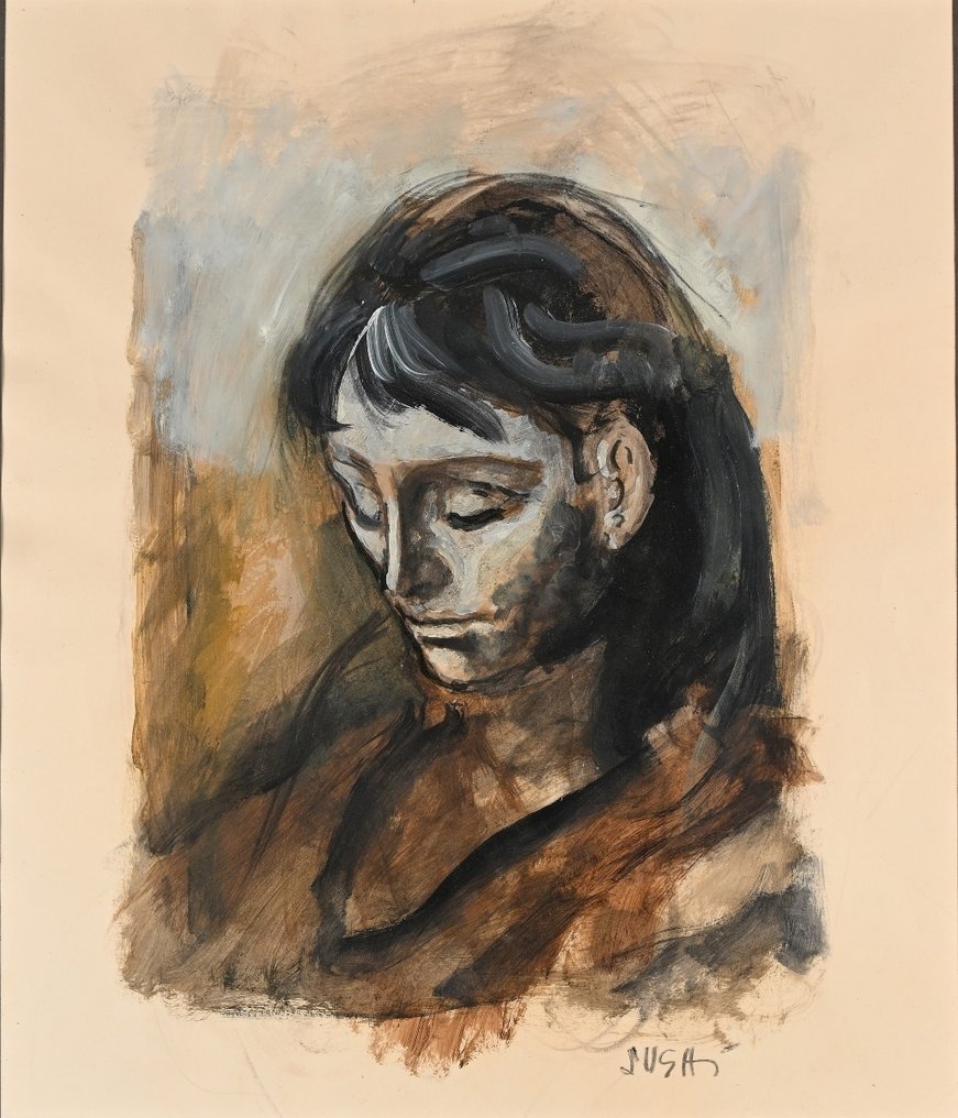 Alberto Sughi (1928-2012) - Ritratto di donna #1.0
