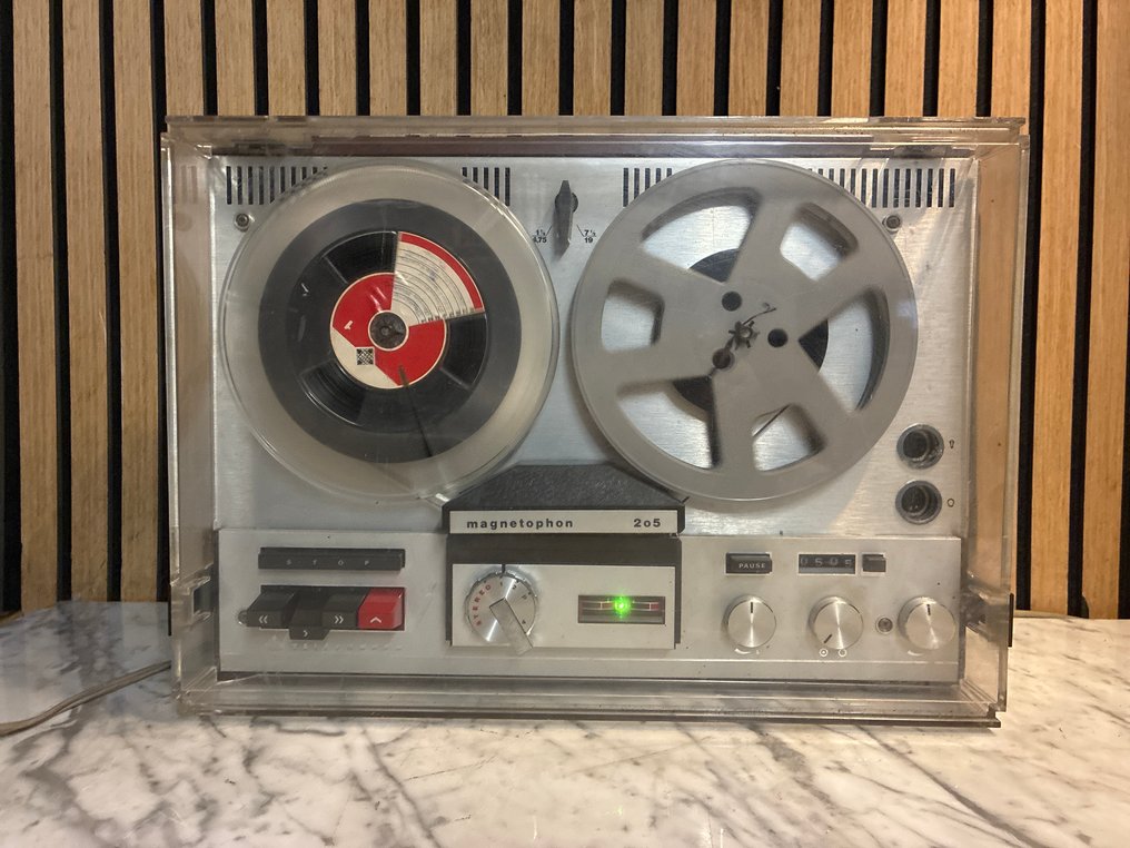 Telefunken - Magnetophon/TM 205(已维修)配有布罩 盤式磁帶音頻 #1.0