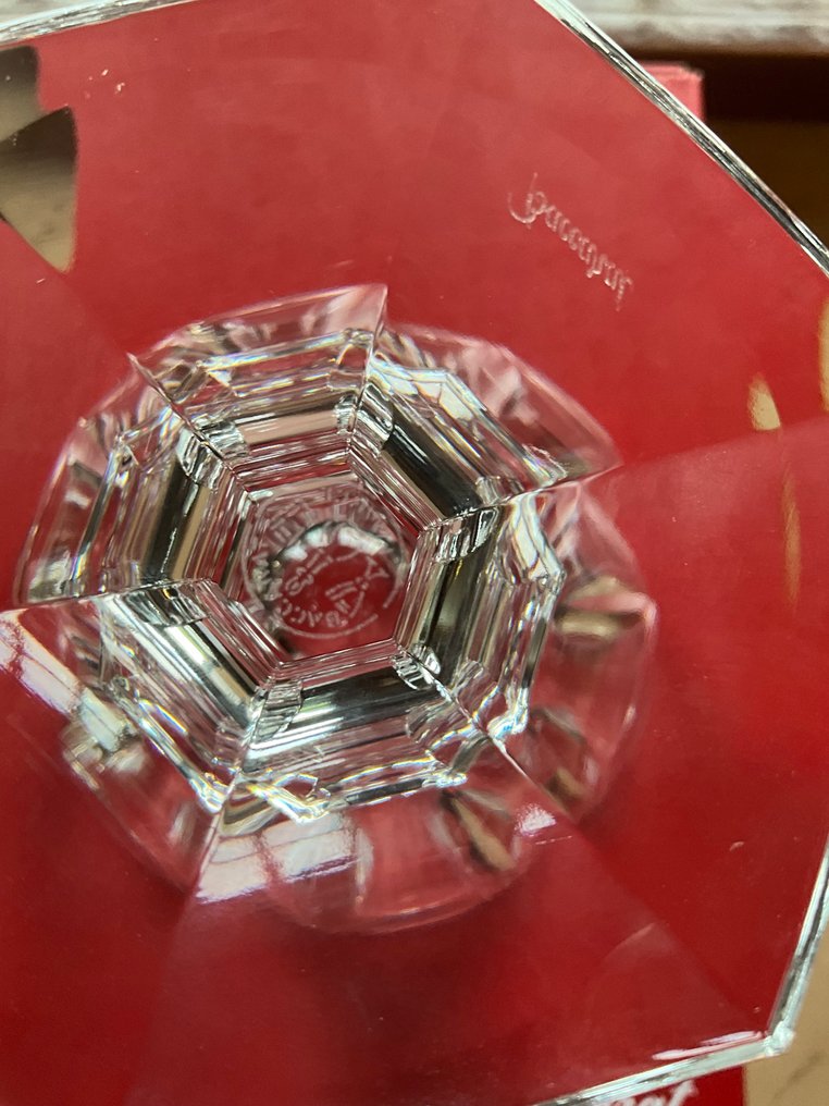 Drinking set (6) - Rock crystal - Set of baccarat cups. #3.2