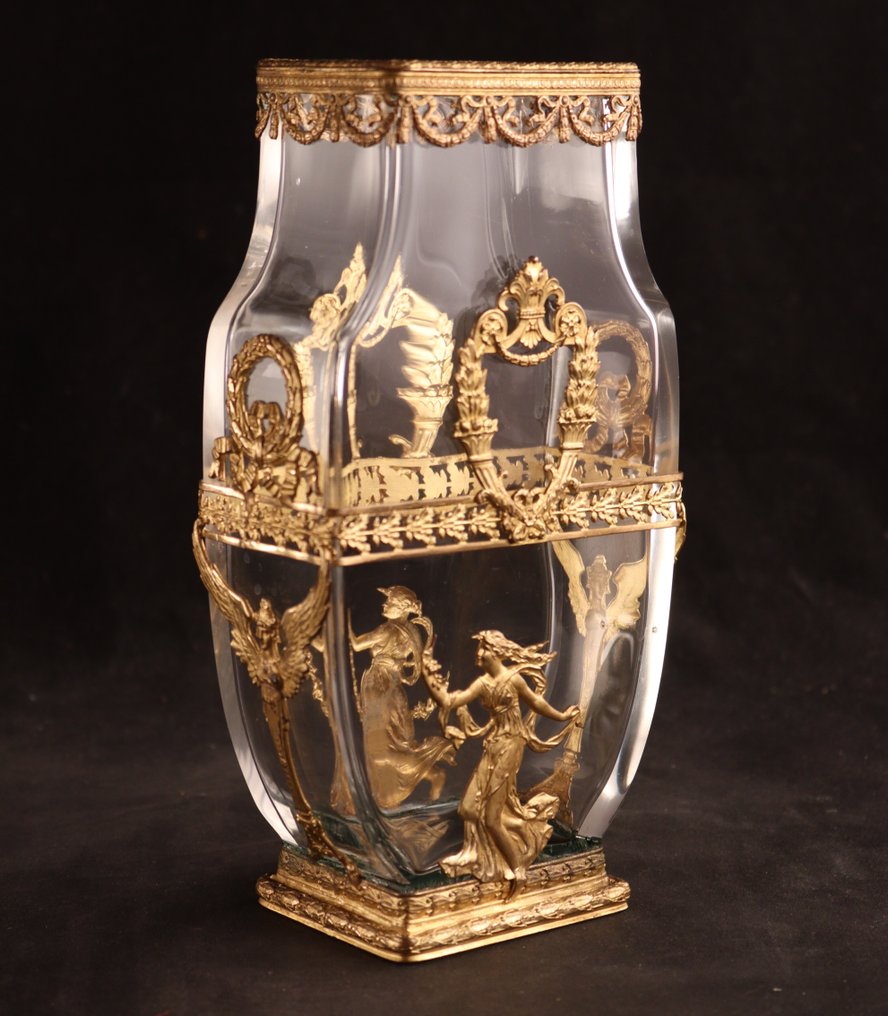 Empire - 花瓶  - 水晶, 镀金铜 #2.1