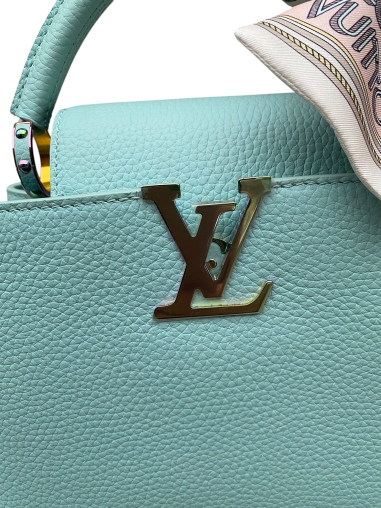 Louis Vuitton - capucines tiffany blue + bandeau - Tas #1.0