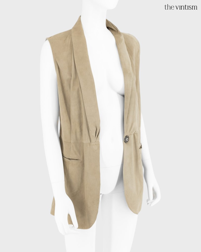 Brunello Cucinelli - Genuine Suede - Colete com enchimento #1.0