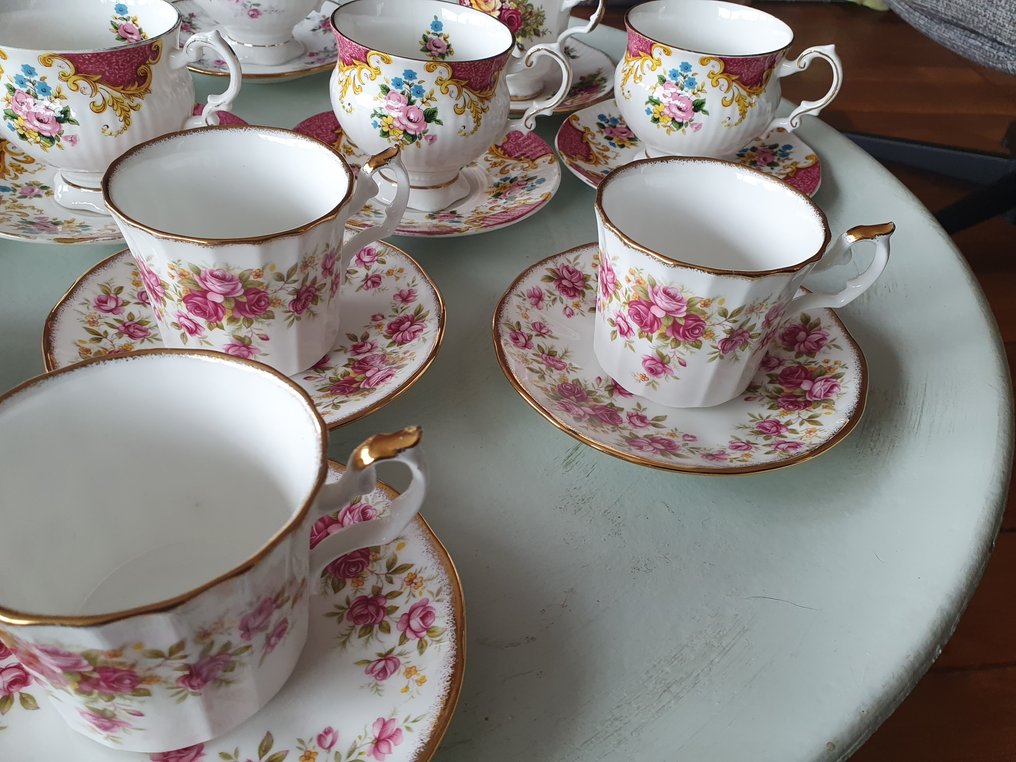 Elizabethan - Csésze és csészealj (11) - QUEENS ROSE en andere - Csont, Porcelán #3.2